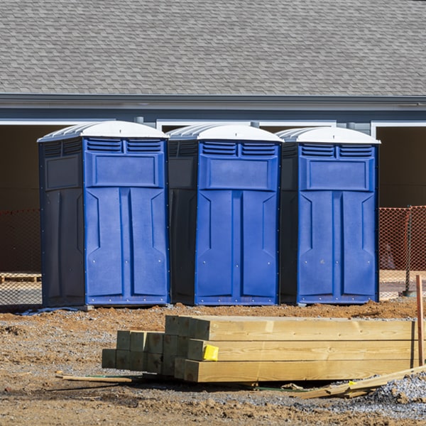 is there a specific order in which to place multiple porta potties in Charlton Depot Massachusetts